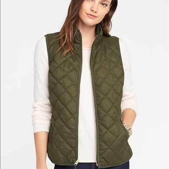 hunter green quilted jacket